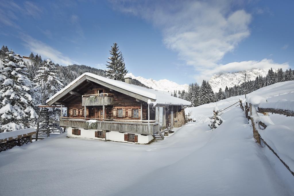 Auhaeuslalm Villa Maria Alm am Steinernen Meer Dış mekan fotoğraf